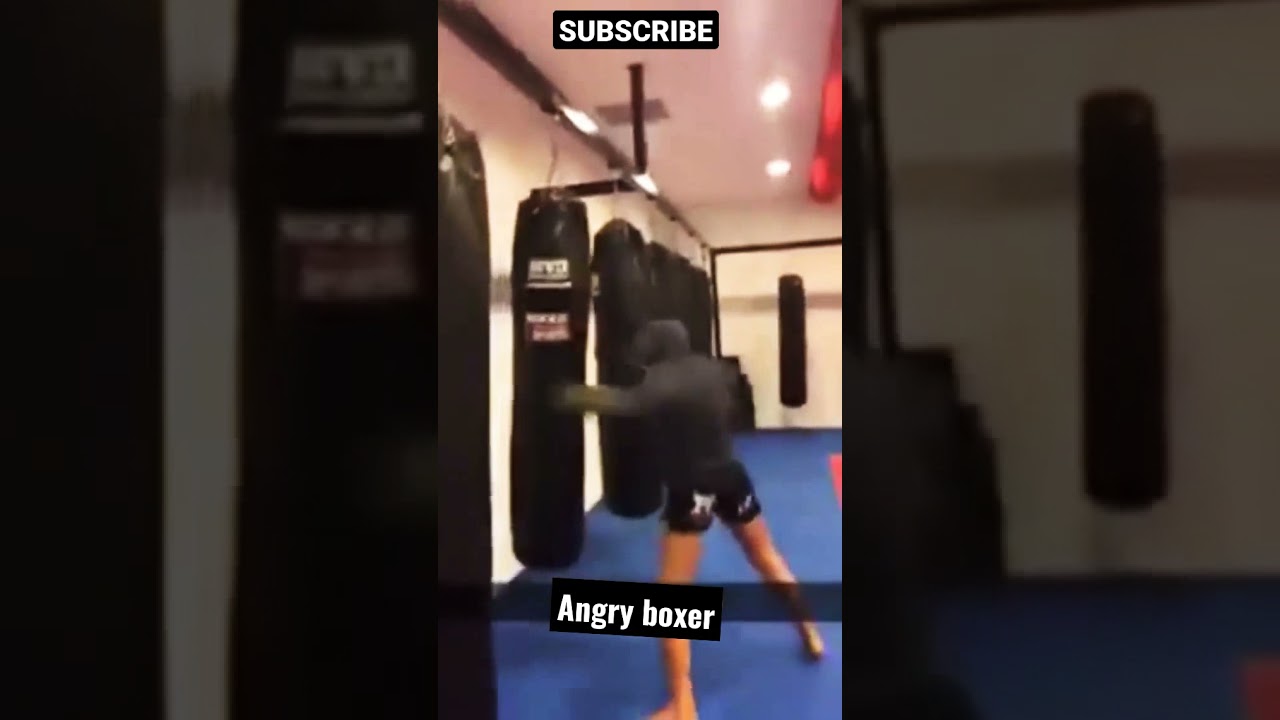 Angry boxer destroys Punching bag. SUBSCRIBE SUBSCRIBE. 