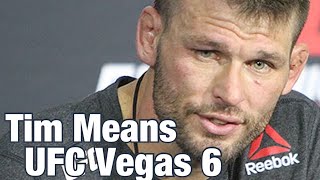 Tim Means: We need more Hugs, Not Bullets | UFC Vegas 6 Post-Fight: