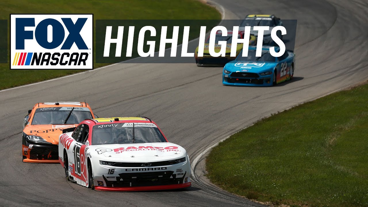 AJ Allmendinger rebounds from penalty to win at Mid-Ohio | NASCAR ON FOX HIGHLIGHTS