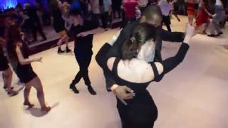 Cristina & Jamal Dancing Boogaloo -- 2016 New York Salsa Congress