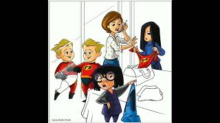 Incredibles - Costume Try Out | Disney's Pixar - Beautiful Colourful Art