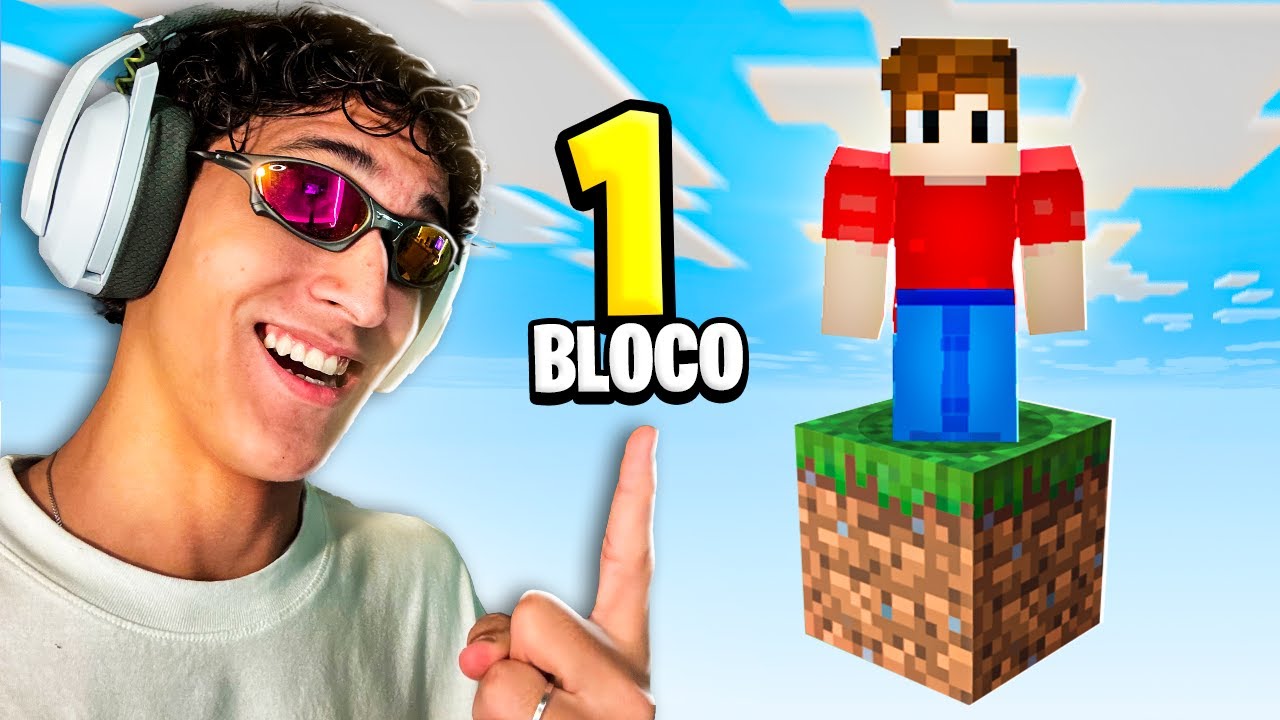MINECRAFT MAS EM 1 BLOCO!😎 - Minecraft OneBlock