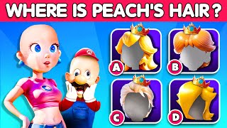 Find the HAIR of the Characters from the movie Super Mario Bros. | Can you guess?