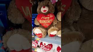 Valentine's Teddy Bears! New at Walmart! Cutest Gift! #valentinesday #teddybear #shorts