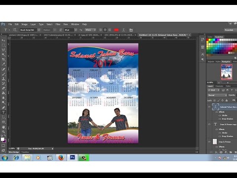 Video: Cara Membuat Kalender Di Foto Tahun