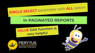 Learn how you can use Single Select Parameter with ALL Option in the Paginated Reports - Power BI