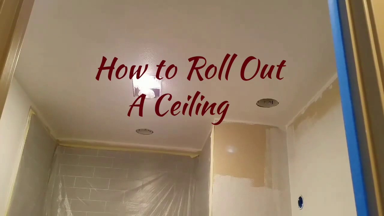 How To Paint A Ceiling Fast Using Benjamin Moore Kitchen And Bath Satin