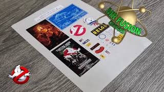 GHOSTBUSTERS STICKERS AND ENGINE BAY DECALS