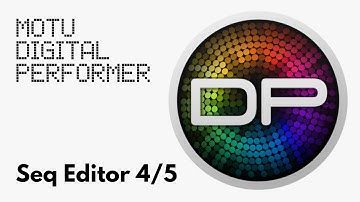 Sequence Editor 4/5 - Digital Performer 10