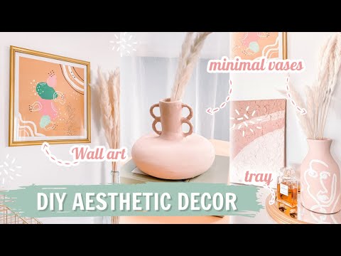 DIY AESTHETIC ROOM DECOR | 4 Pinterest Inspired Boho room decor diy | 2021 Dollar tree diy Jarisadiy