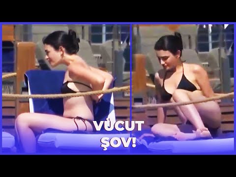 ÖZGE YAĞIZ BİKİNİLİ GÖRÜNTÜSÜYLE OLAY YARATTI! | 100'de 100 Magazin