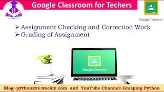 Google Classroom:How to Grade and Return Assignments | Classroom: Grading an Assignment Correction