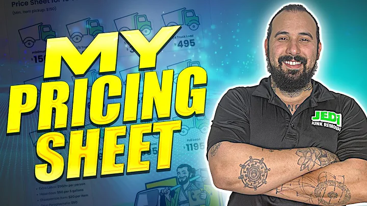How to price junk removal jobs, handle phone calls, and in person sales tips.