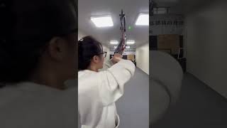 Compound bow with arrows magazine๐น๐น๐น #compoundbow #bowandarrow #magazineshoot #shootingtoys #fyp
