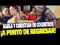 CHRISTIAN DOMINGUEZ Y KARLA TARAZONA COQUETEAN JUNTOS ¿RECONCILIACIÓN?