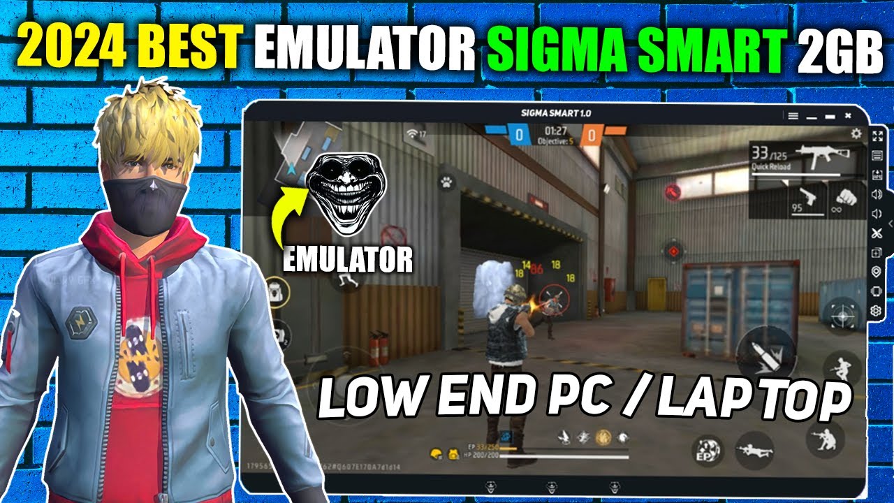 (2024) Best Moded Lite Emulator For Low End PC | Sigma Smart 1.0 1GB Ram No Graphics Card