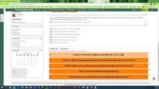 CIT190 JavaScript Programming Course Overview