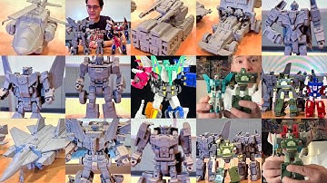New haslab update video. Transformers generation one generations liokaiser size guide in hand images