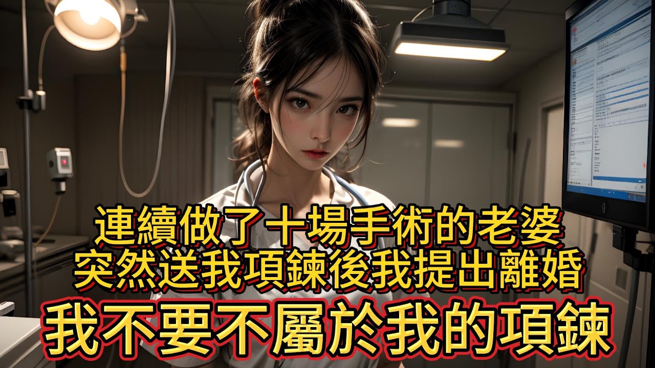 連續做了十場手術的老婆，突然送我項鍊後我提出離婚，我不要不屬於我的項鍊。
