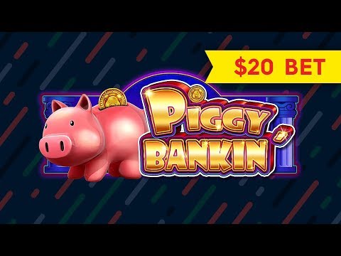 Lock It Link Piggy Bankin' Slot - $20 Max Bet Bonus!