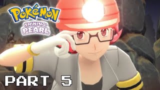 Pokémon Shining Pearl Gameplay Part 5 - Gym Leader Roark