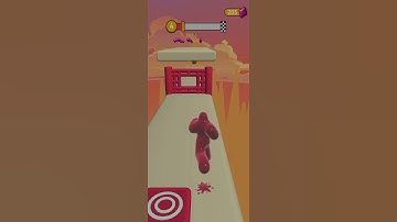 Blob Runner 3D Gameplay Walkthrough (İOS,Android) - Level 4 #Shorts