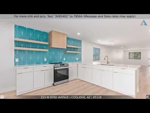 253 W BYRD Avenue, Coolidge, AZ home video tour