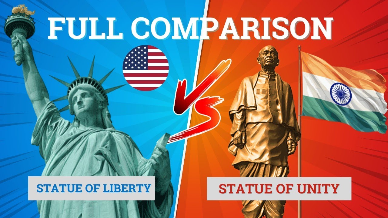 Statue of Unity Vs Statue Of Liberty | Which Icon Reigns Supreme ? The Battle of Giants