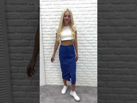 Спідниця з розрізом спереду "Brooklyn", видео 1