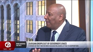 WXYZ Editorial Director Chuck Stokes speaks on Duggan dropping out of gubernatorial race