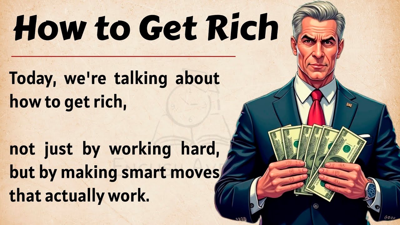 Outline Video 25 Secrets to Get Rich || The Real Path to Wealth || Graded Reader || English Listening Practice ✅