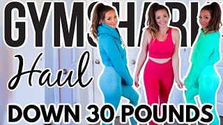 GYMSHARK TRY ON HAUL after 30 POUND WEIGHT LOSS