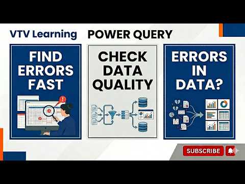 How to Find Errors & Check Data Quality in Power Query (Step-by-Step)