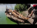 У Дніпрі спустили на воду козацький човен