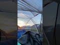 Camping in Alaska near Portage Glacier