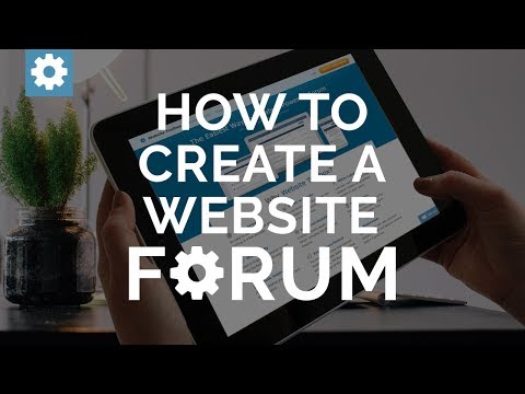 How To Create A Website Forum
