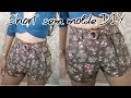 DIY Short sem molde em tricoline