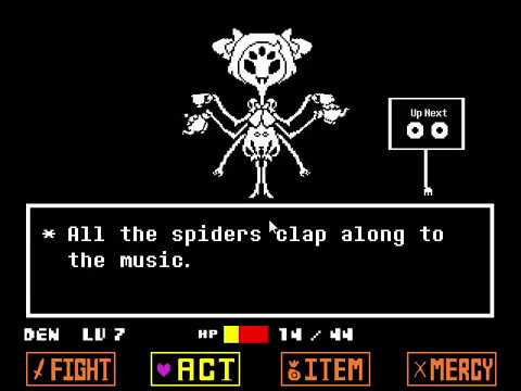 Undertale how to defeat muffet