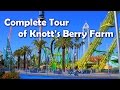 [HD] Complete Tour of Knott's Berry Farm - America's 1st Theme Park