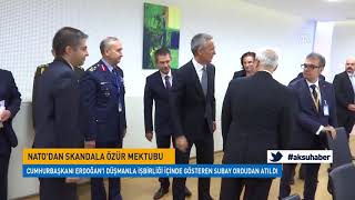 NATO: Erdoğan'ı düşmanla işbirliği içinde gösteren subay ordudan atıldı