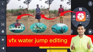 Vfx Magic Water Jumping Editing tutorial kinemaster_How To Water Jumping Editing_RK technical bro