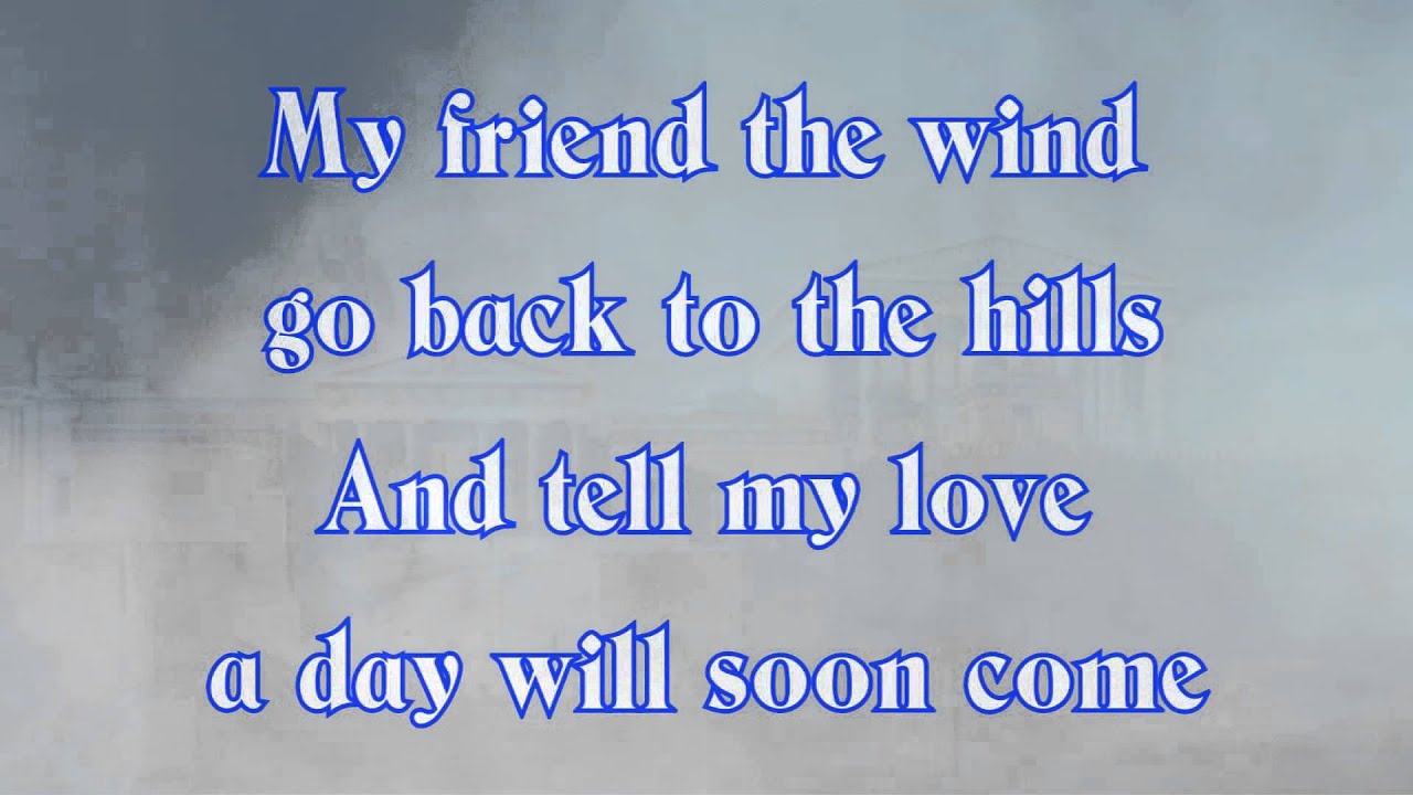 Karaoke_My Frend The Wind YouTube