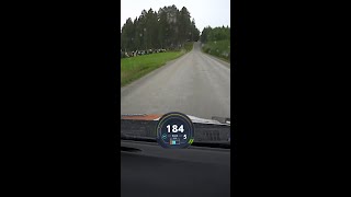 Absolutely SENDING IT at #RallyFinland with Kalle Rovanperä