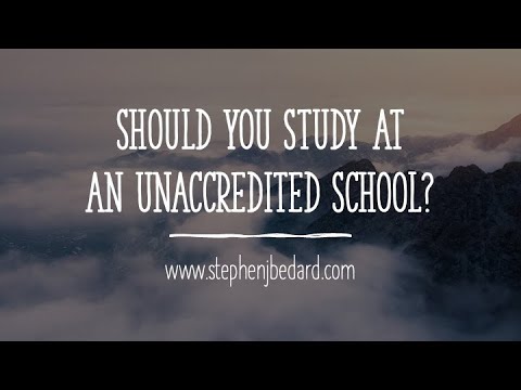 Should You Study At An Unaccredited School?