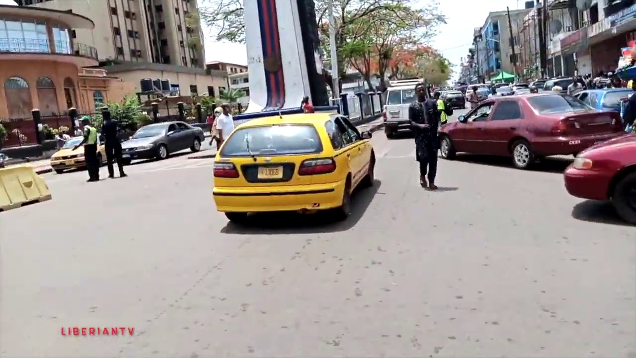 2020 Driving in Central Monrovia, Liberia's Capital (HD Video)