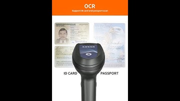 HENEX HC-5208S Wired 2d 1280*800pixels 1MP barcode scanner can read OCR/IC card