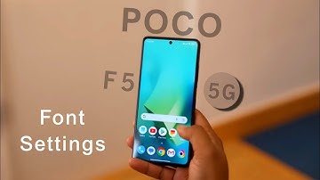 How to Change Font Style in Poco F5 5G | Poco F5 me Font Style Change Kaise Kare