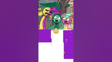 Zip x Kiki Sprunki AU FALL IN LOVE UNDER THE GRAVE?! Incredibox Sprunki | 😭Aenin Mod Bouncing Square