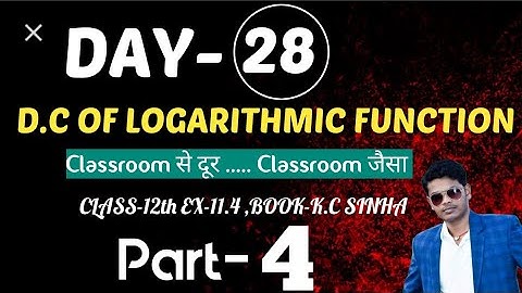Differentiation | Part-4| Ex-11.4| Class-12th| Book-K.c sinha|