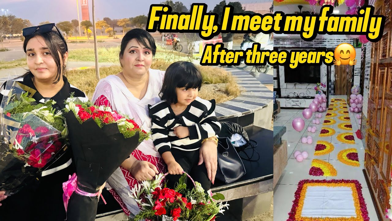 Finally after three years | Shazil Ka grand welcome How’a😍| finally I ...